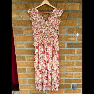 Anthropologie FIG & FLOWER boho dress large